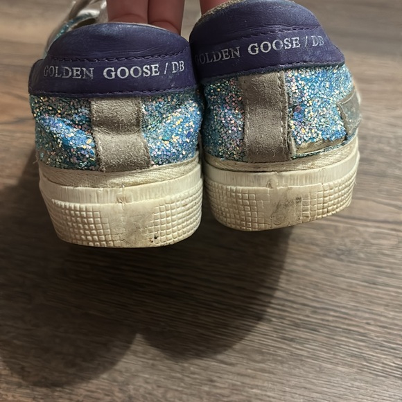 Golden Goose DB May Sparkle Blue Sneakers 38 - Picture 4 of 5